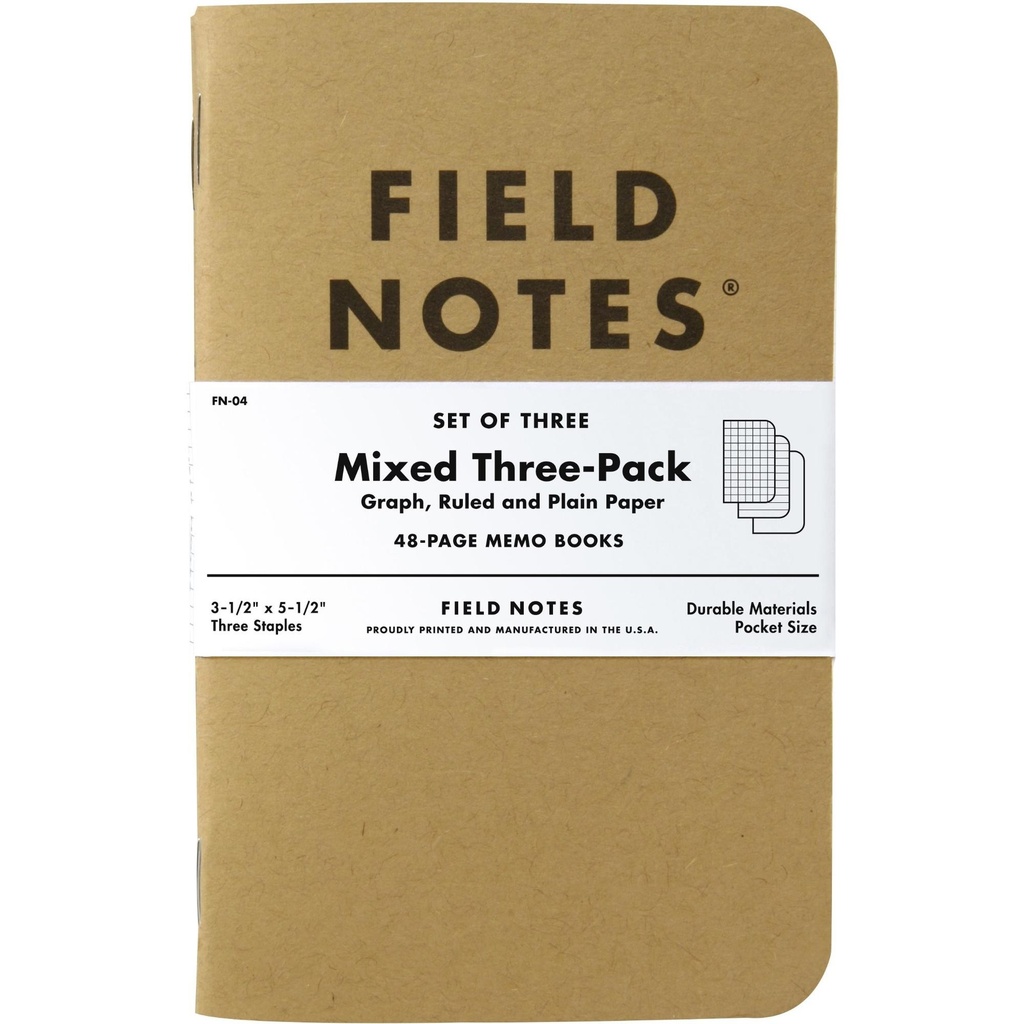 Field Notes Original Mixed 3 Pack
