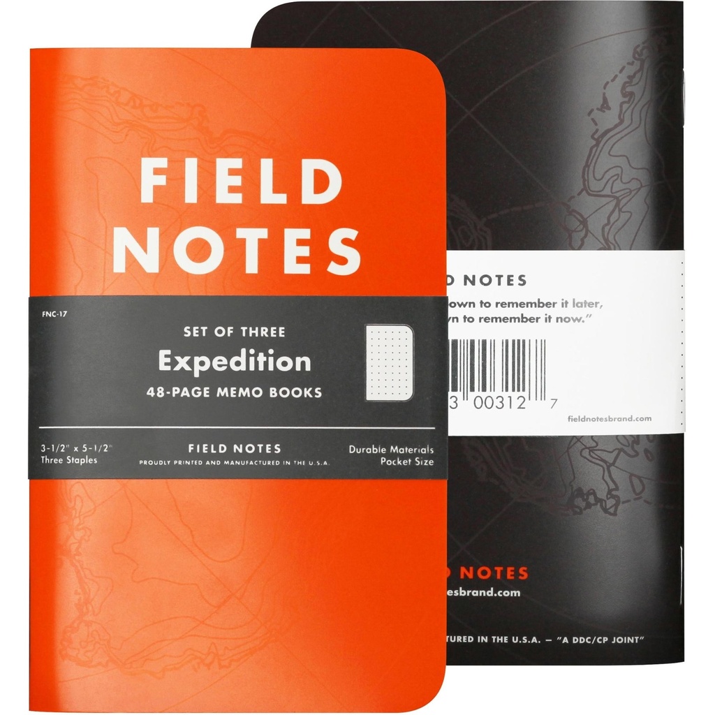 Field Notes Expedition Waterproof Notebook