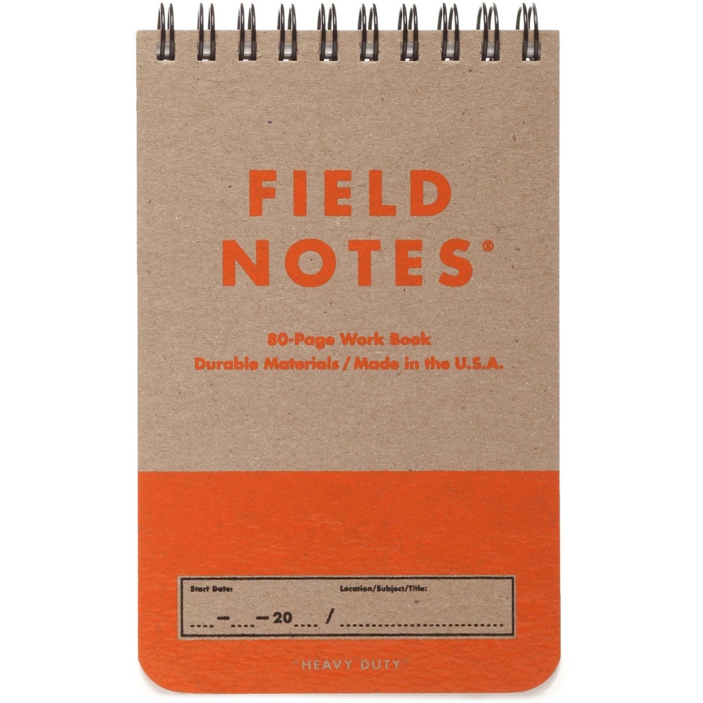 Field Notes Heavy Duty Notebook