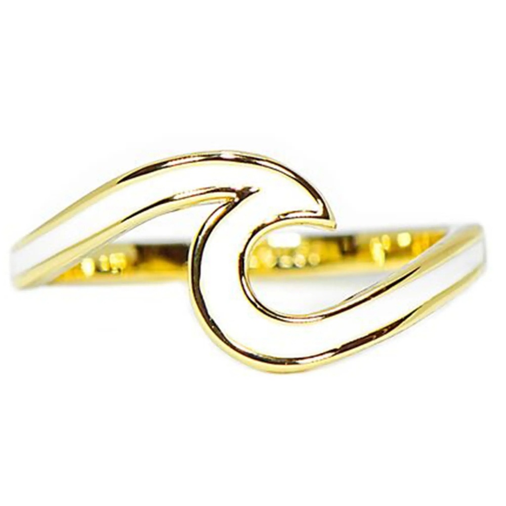 Pura Vida Bracelets Women's Enameled Wave Ring