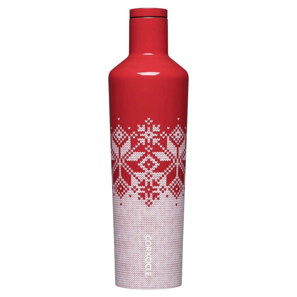Corkcicle 25 Oz Fairisle Holiday Canteen
