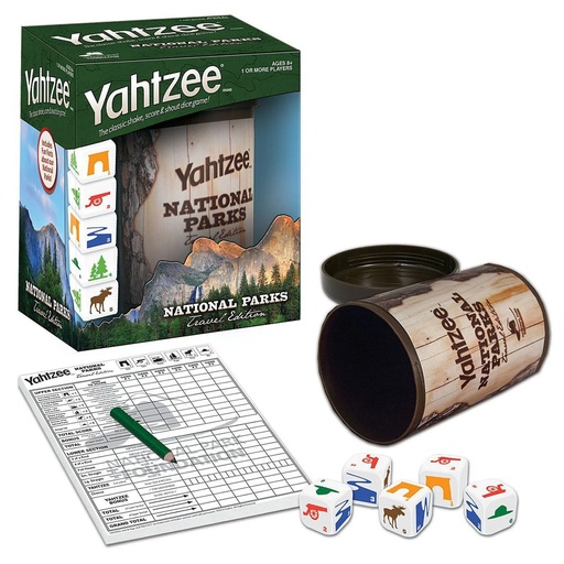 Hasbro Yahtzee! National Parks Travel Edition Dice Game