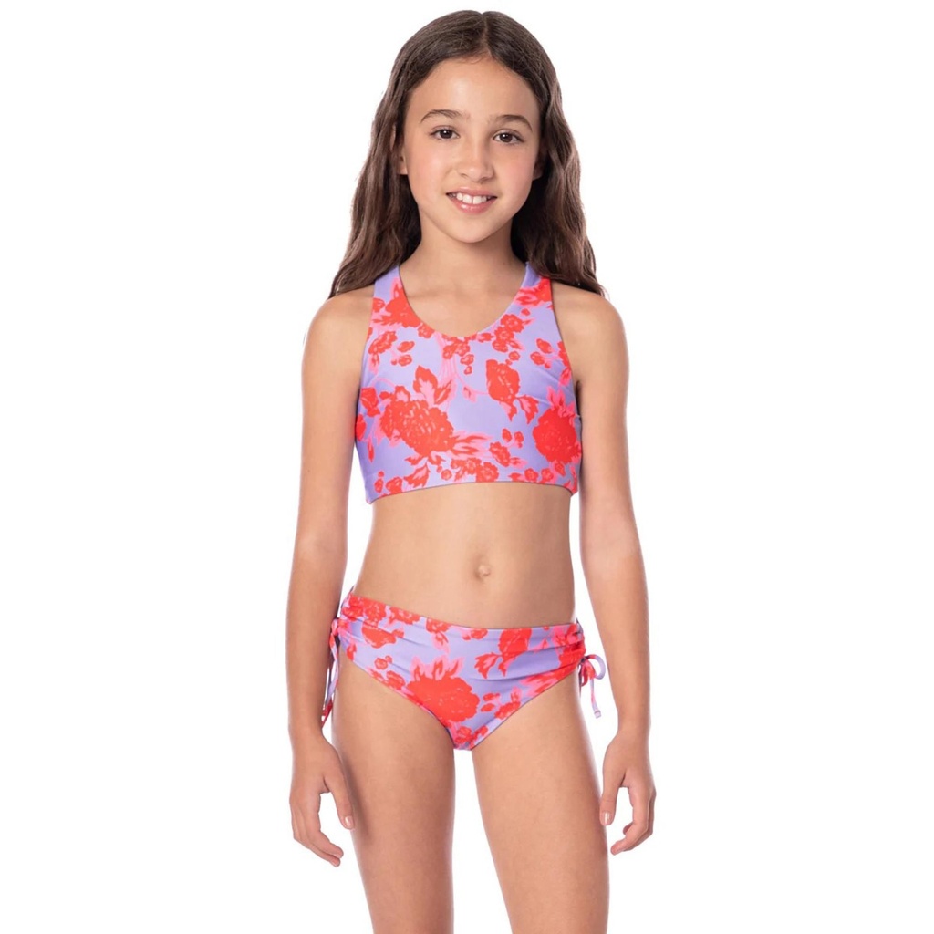 Maaji Girls' Lavender Dream Strawberry Bikini Set