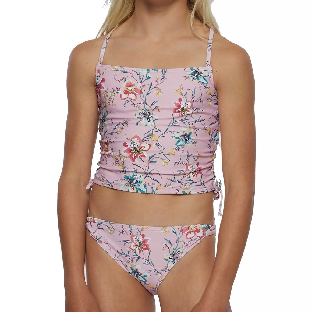 ONeill Girls Sydney Floral Cinch Tankini Swim Set