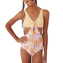 ONeill Girls Sunnyside Floral Loop One Piece Swimsuit