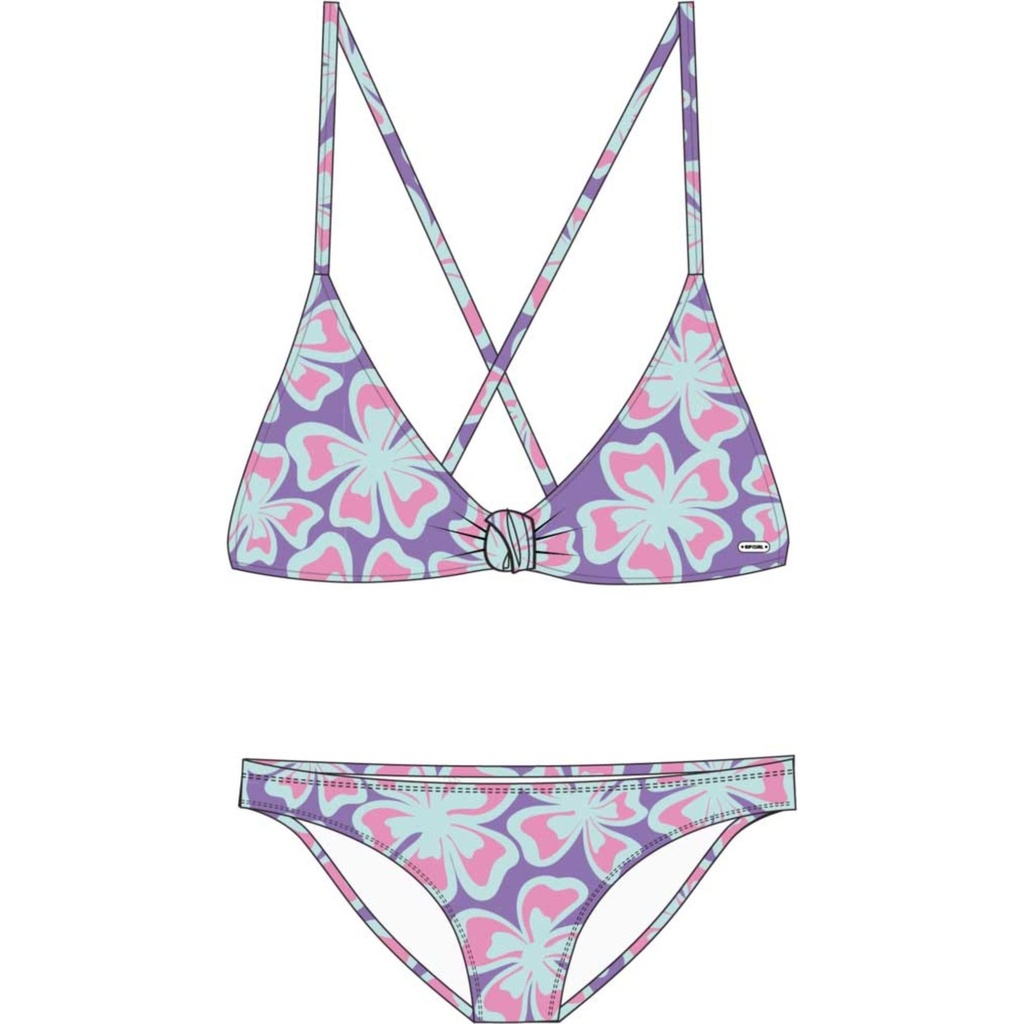 Rip Curl Girls' Neon Isles Knot Bikini