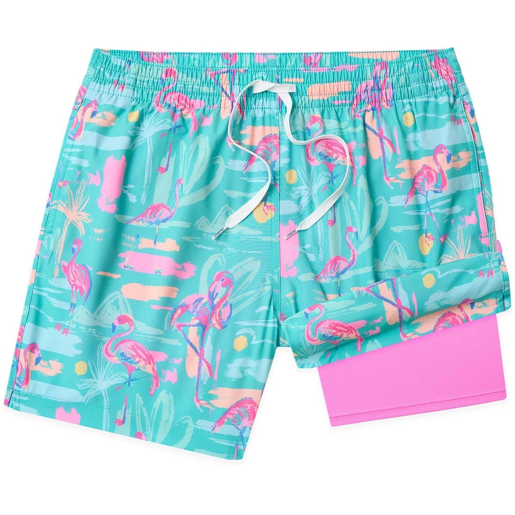 Chubbies Men's S & R Flamingle 5.5 in Lined Swim Trunks