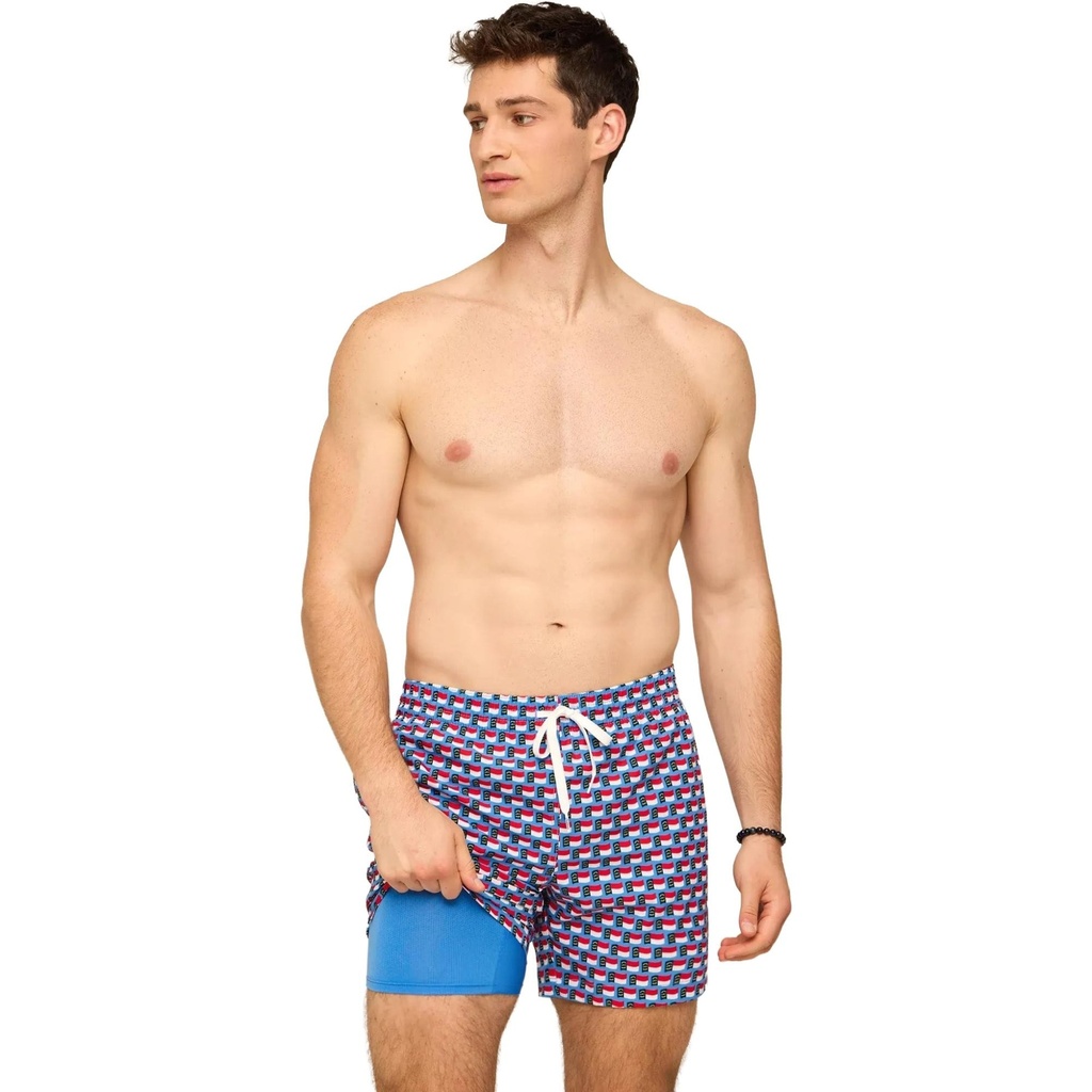 Chubbies Men's Blue Ridge 5.5 in Lined Swim Trunks