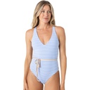 ROXY Women's Pacific Coast Highway Reversible Plunge Belt One Piece