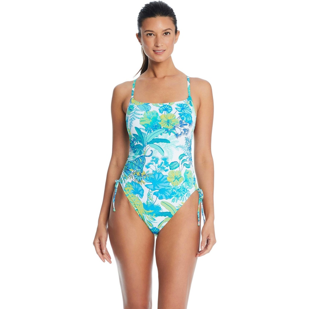 Bleu Rod Beattie Women's Whats New Pussycat Scoop Neck MIO One Piece Swimsuit