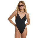 Billabong Women's Sol Searcher Deep V-Neck One-Piece Swimsuit
