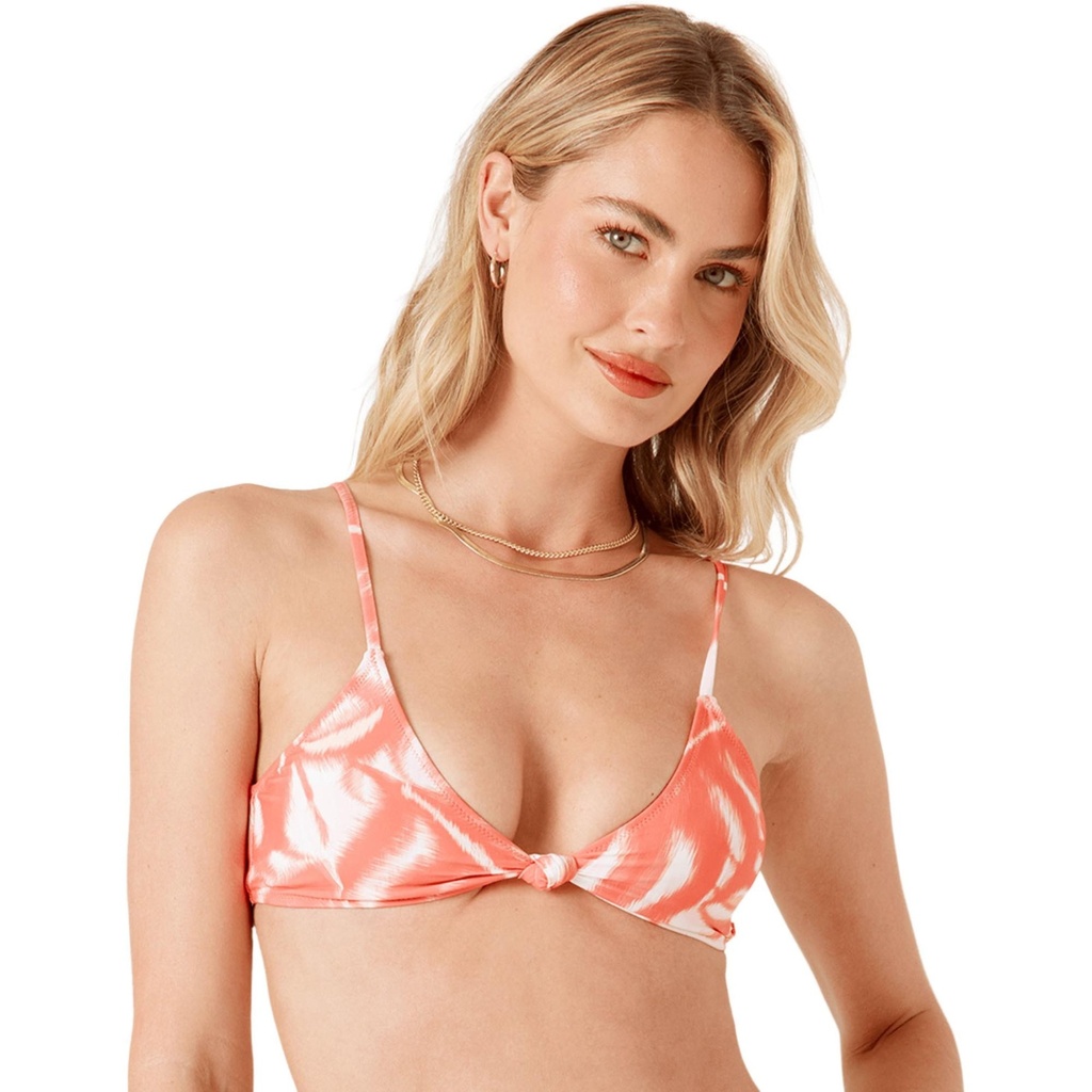 ROXY Women's Palm Haze Knot Bralette Bikini Top