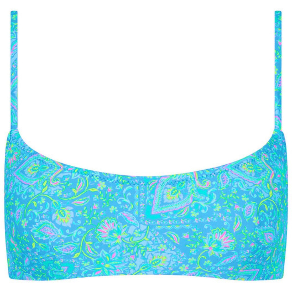 Kulani Kinis Women's Invisible Underwire Crop Bikini Top