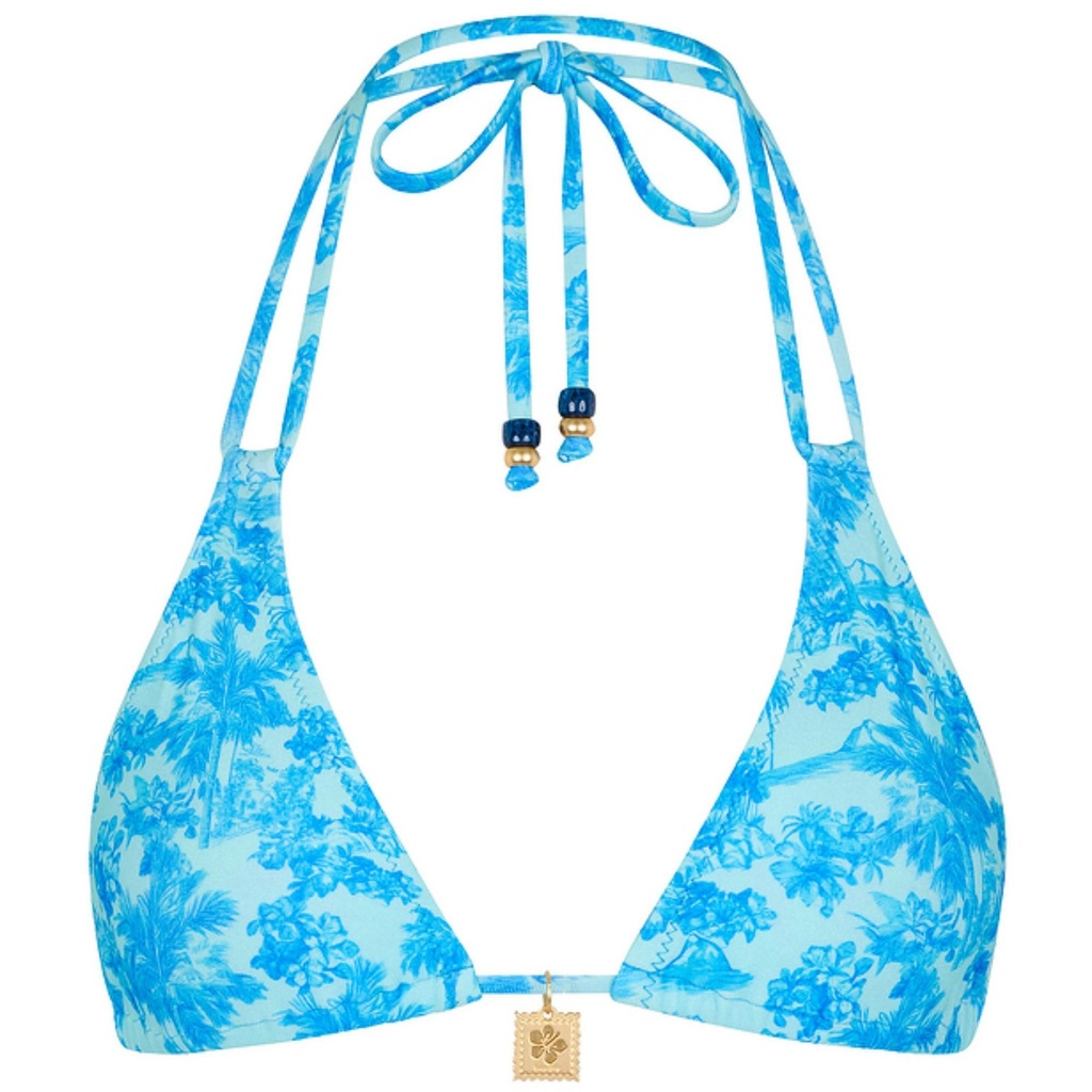 Kulani Kinis Women's Simple Strap Halter Bikini Top