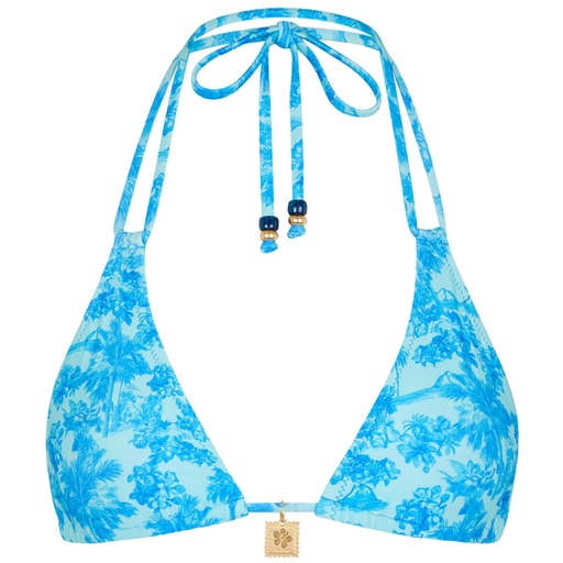 Kulani Kinis Women's Simple Strap Halter Bikini Top