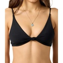 O'Neill Women's Saltwater Solids Pismo Tall Tri Bralette Top