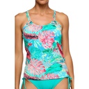 Next By Athena Women's Coconut Bay Third Eye Shirr Tankini
