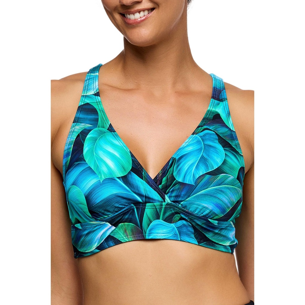 Next By Athena Women's Curacao Palms 25 Minute Sport Bra Top