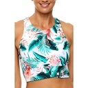 Next By Athena Women's Native Fawna Static High Neck Swim Top