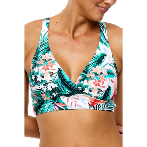 Next By Athena Women's Native Fawna 25 Min Swim Top