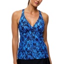 Next By Athena Women's Open Ocean Lunge Tankini Swim Top