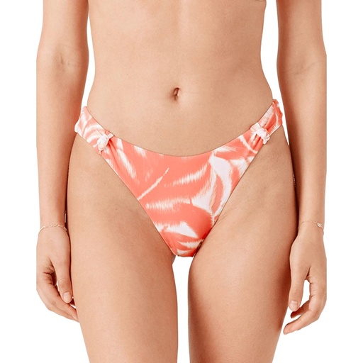 ROXY Women's Palm Haze Knotted Scoop Cheeky Bikini Bottom