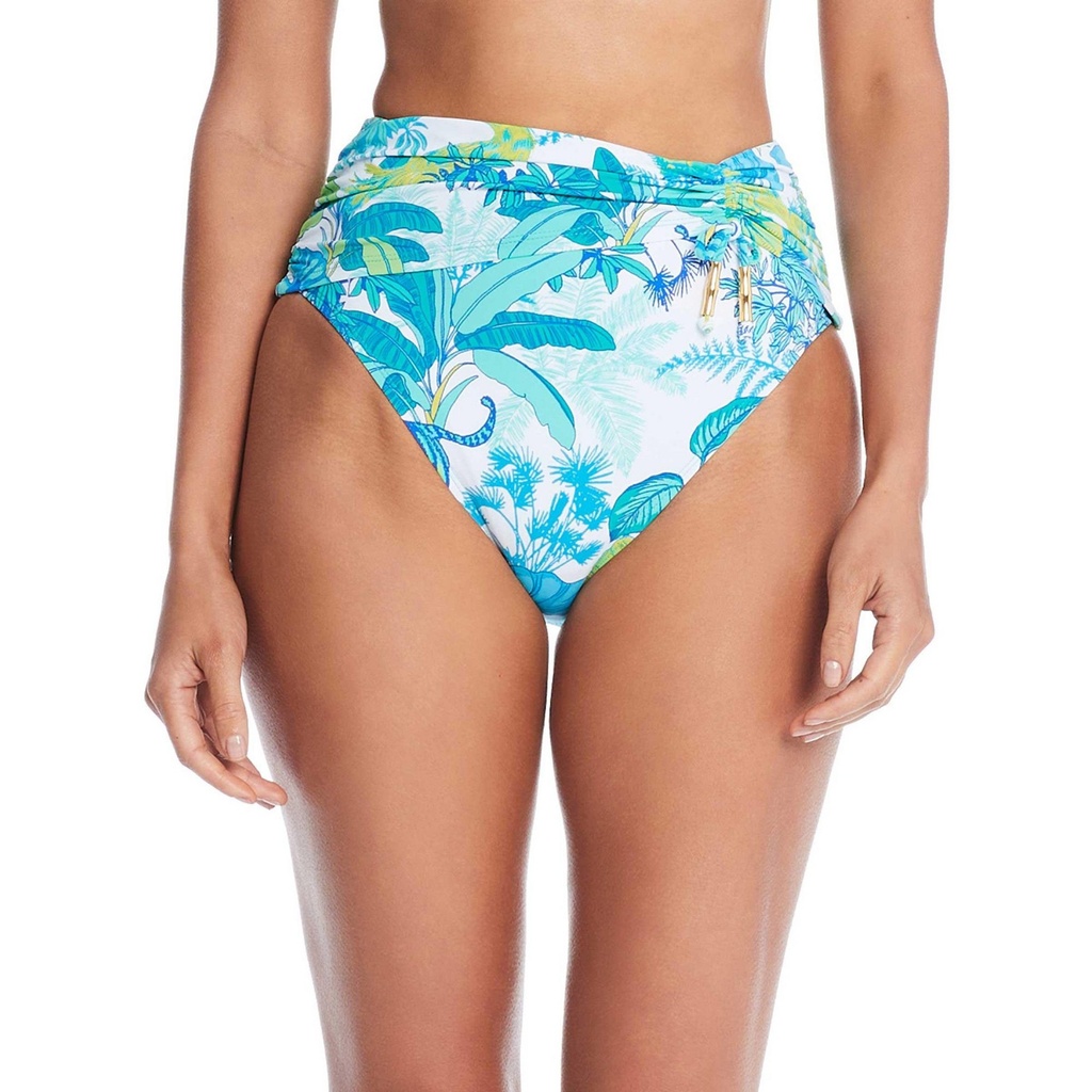 Bleu Rod Beattie Women's Whats New Pussycat High Waist Sarong Bikini Bottoms