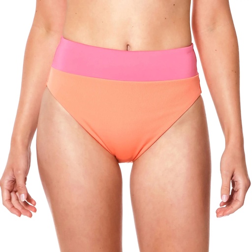 Sanctuary Women's Banded High Leg High Rise Bikini Bottoms