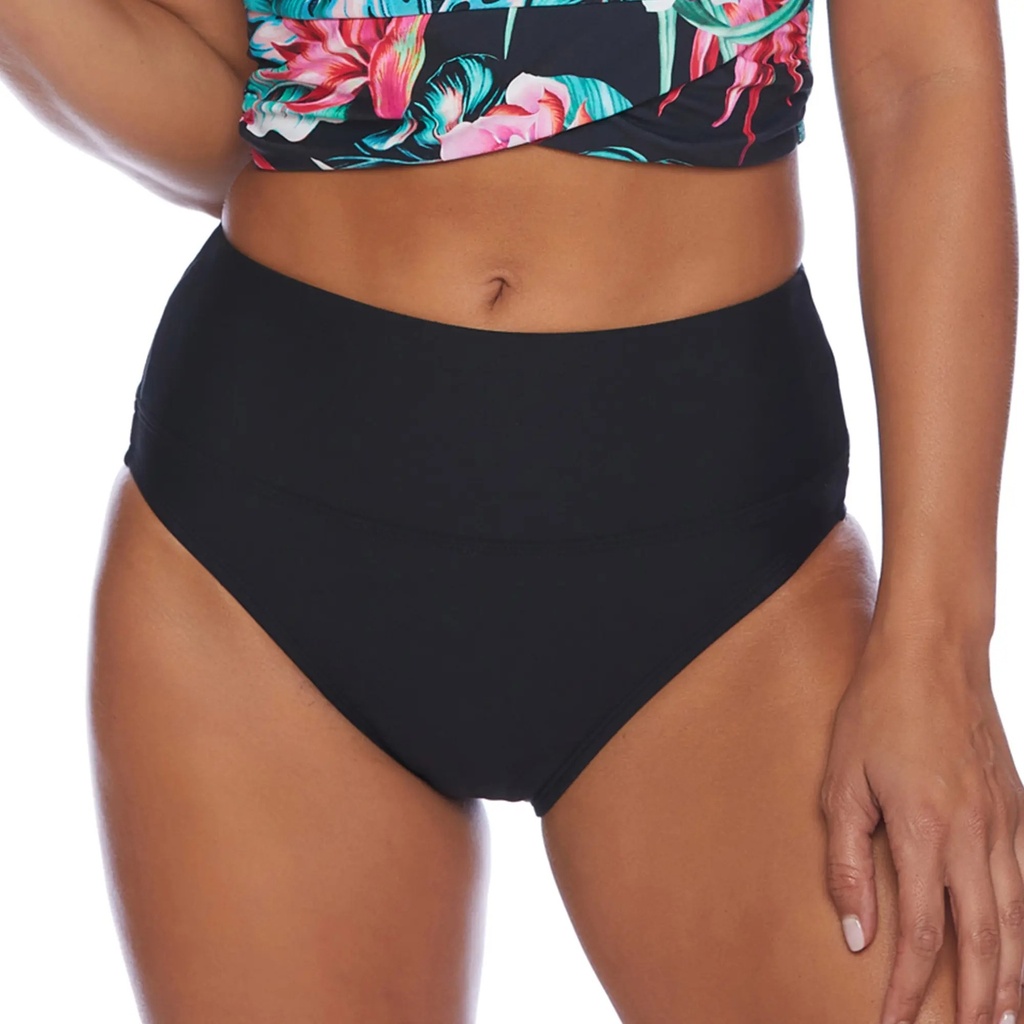 Next By Athena Women's Good Karma Harmony High Waist Swim Bottoms
