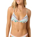 O'Neill Women's Villa Stripe Seaside Triangle Top