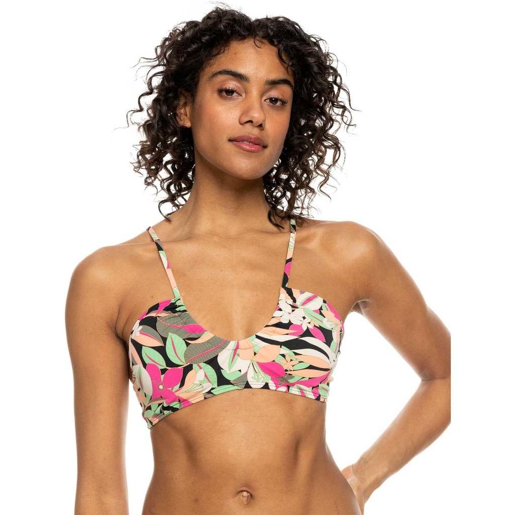 ROXY Women's Printed Beach Classics Fashion Bra Bikini Top