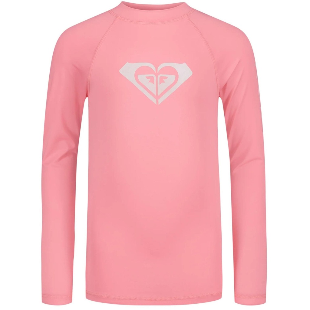 ROXY Girls' Whole Hearted Long Sleeve Rashguard