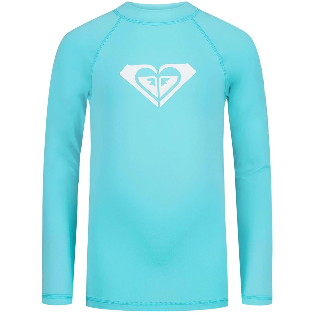 ROXY Girls' Whole Hearted Long Sleeve Rashguard