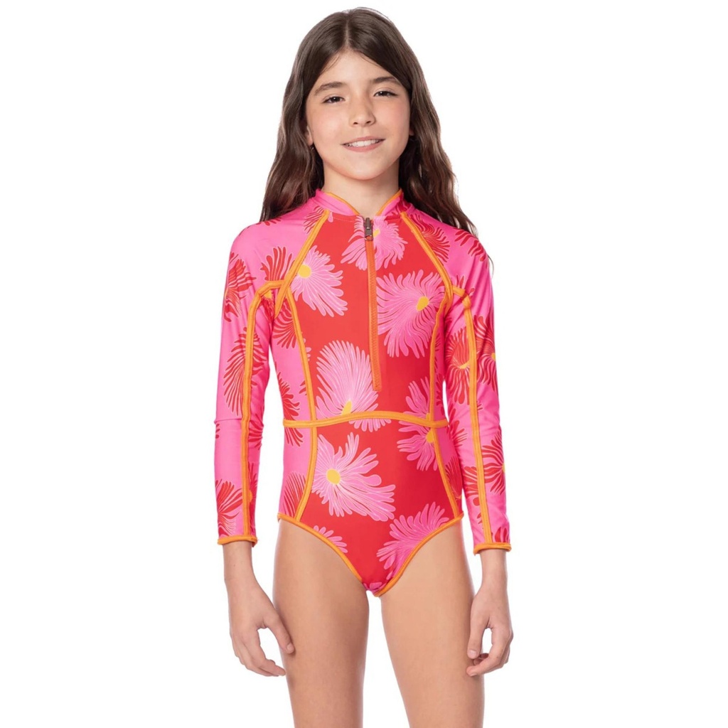 Maaji Girls' Water Blossom Moorea One Piece Swimsuit