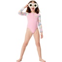 ROXY Little Girls' Tiny Flower Onesie Rashguard