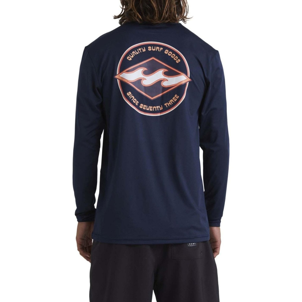 Billabong Boy's Rotor Diamond S Long Sleeve Surf T-Shirt