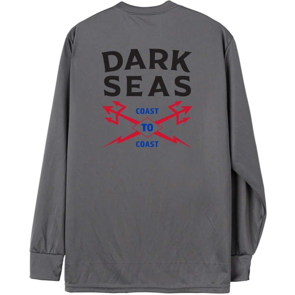 Dark Seas Men's Boundary Line Long Sleeve UV T Shirt