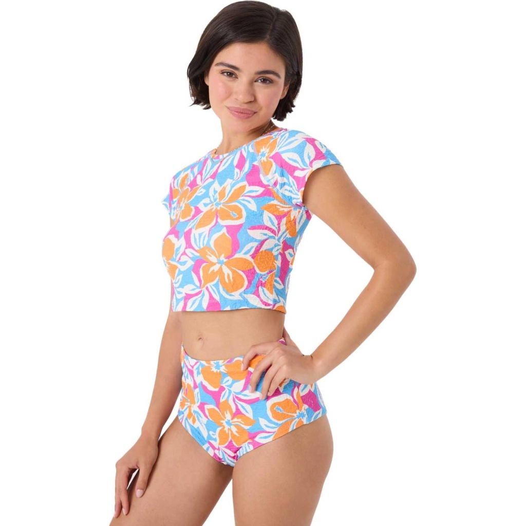ROXY Women's Topanga Canyon Crop Rashguard