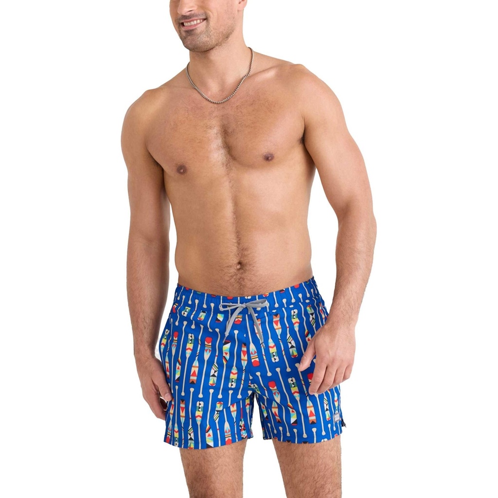 Saxx Men's Oh Buoy 2-in-1 5 in Lined Swim Trunks