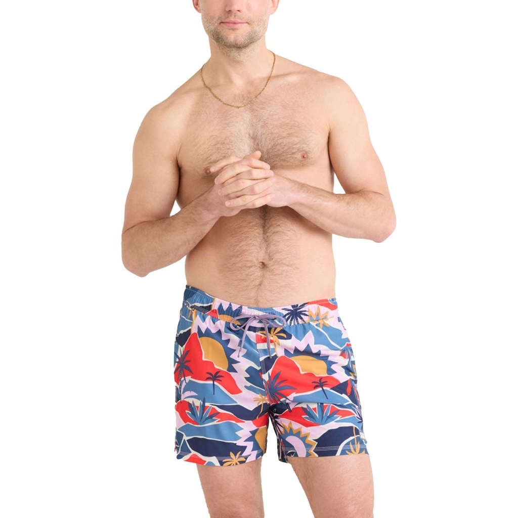 Saxx Men's Oh Buoy 2-in-1 5 in Lined Swim Trunks