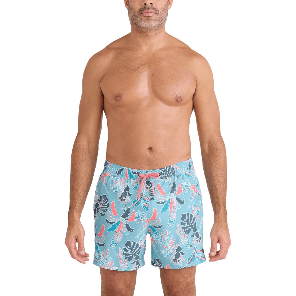 Saxx Men's Oh Buoy 2-in-1 5 in Lined Swim Trunks