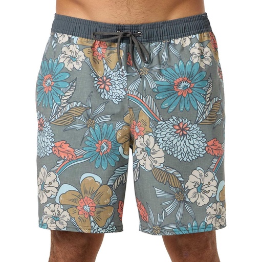 O'Neill Men's Hermosa Elastic Waist Lined 17" Swim Trunks