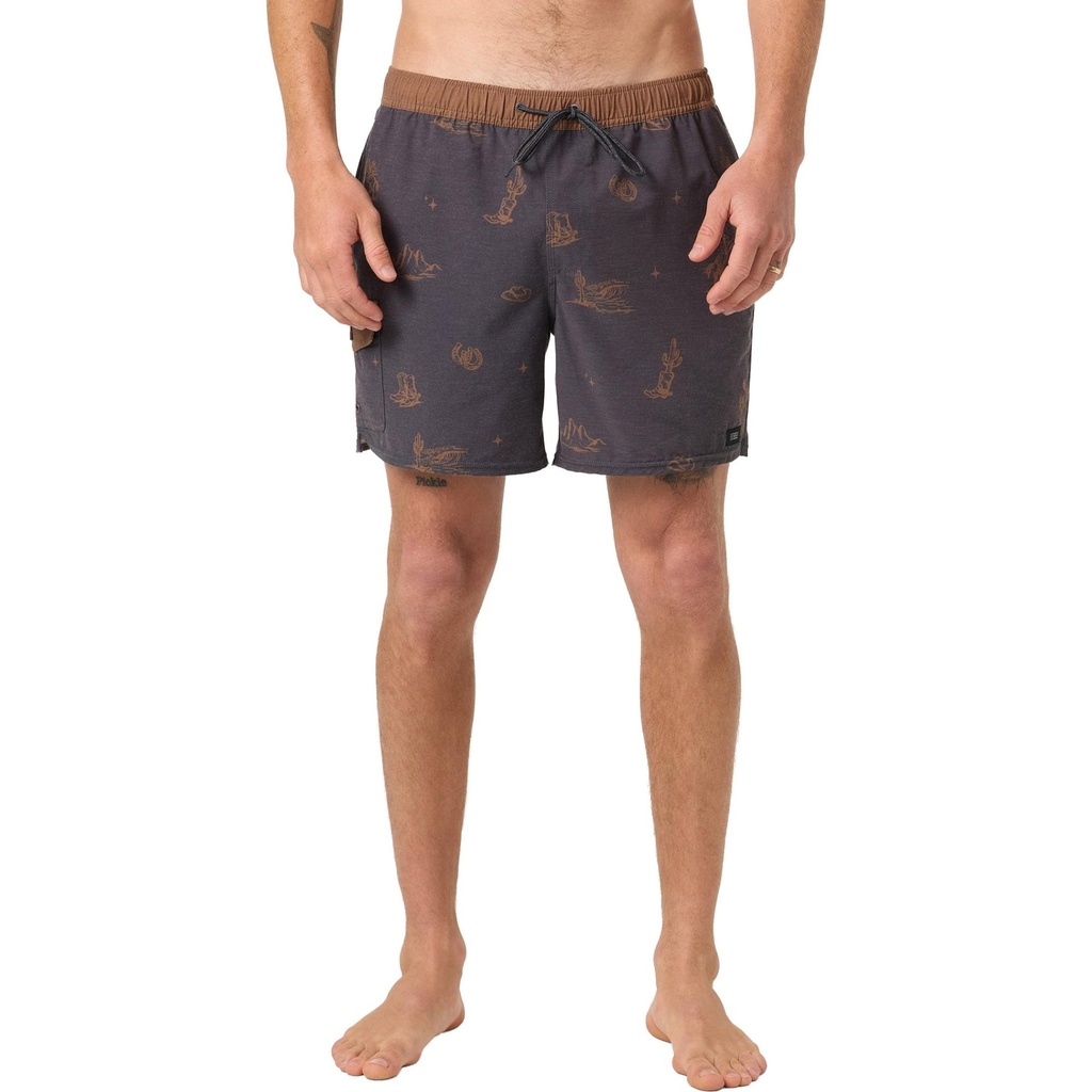 O'Neill Men's Hermosa Retro 17" Elastic Waist Swim Trunks