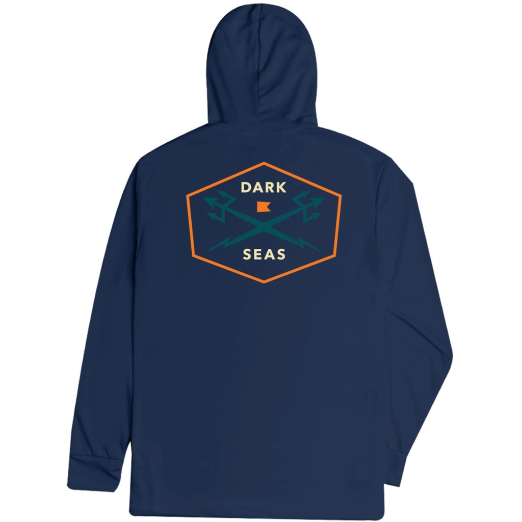 Dark Seas Men's Progressive Long Sleeve Hooded T Shirt