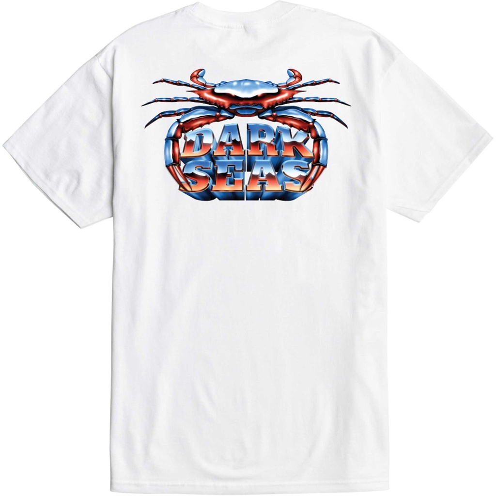 Dark Seas Men's Chrome Crab Short Sleeve Tee