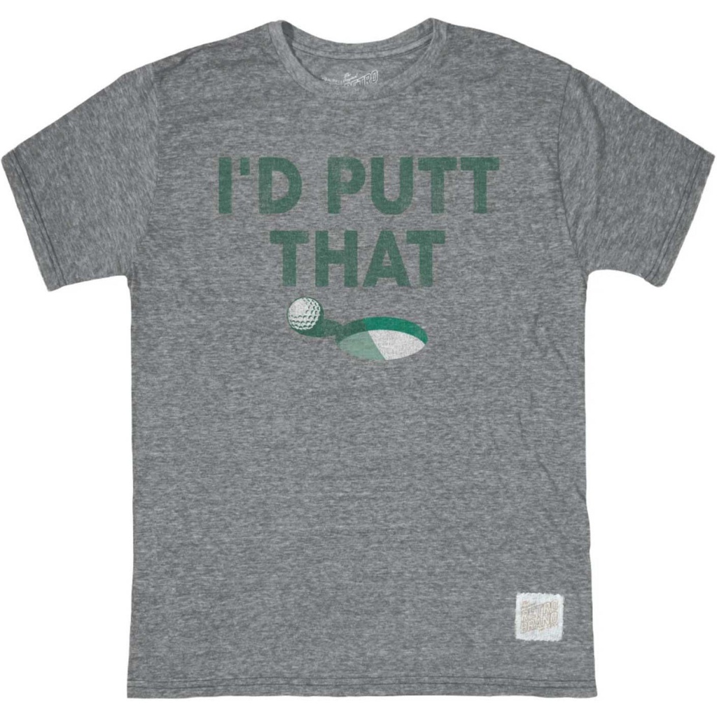 Original Retro Brand Men's Id Putt That Tri-Blend T Shirt