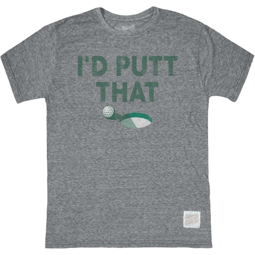 Original Retro Brand Men's Id Putt That Tri-Blend T Shirt