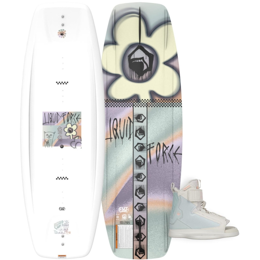 Liquid Force Kids' M.E. FS Wakeboard with Dream 6R Bindings '26