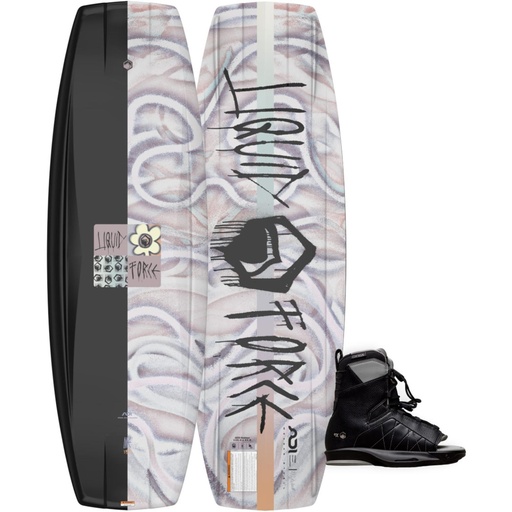 Liquid Force Women's M.E. Wakeboard with Transit 6X Bindings '26