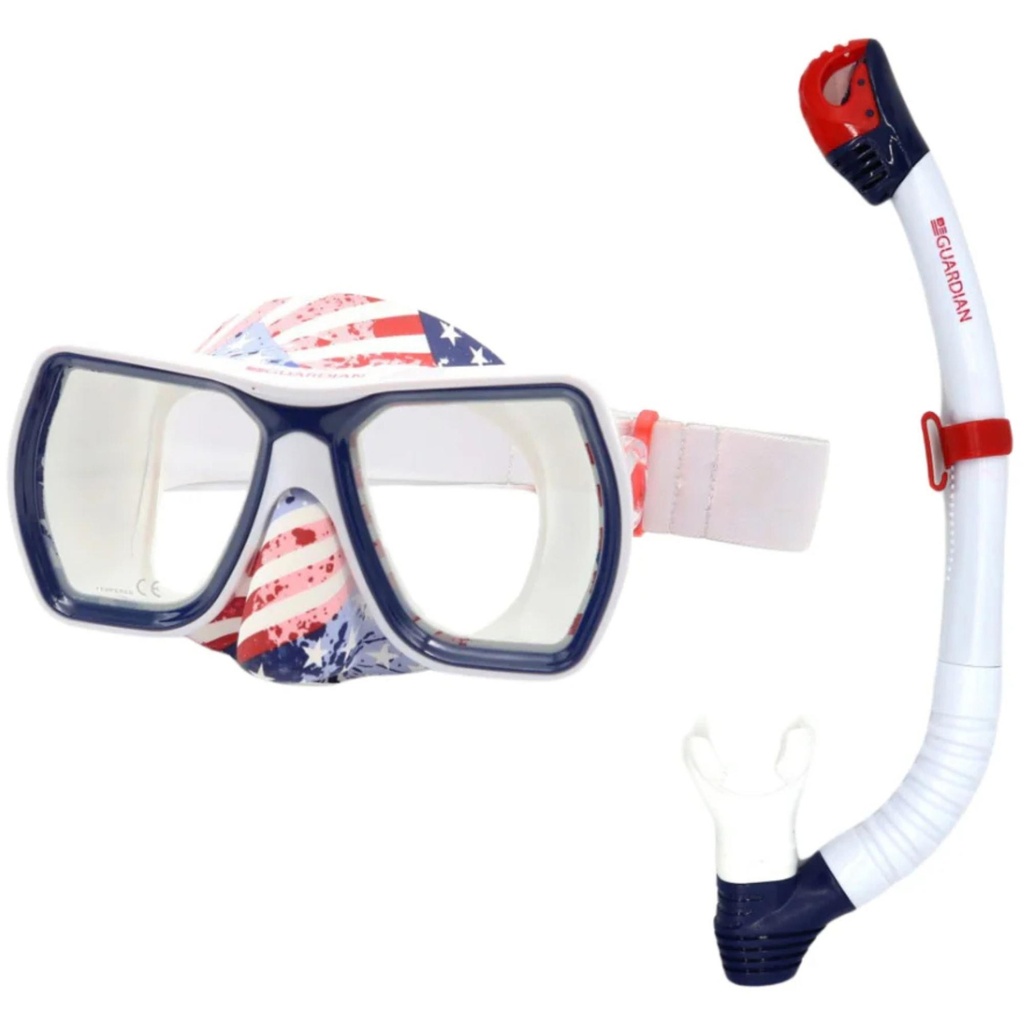 Guardian MONTEREY Adult Dry Combo V22 Snorkel Mask